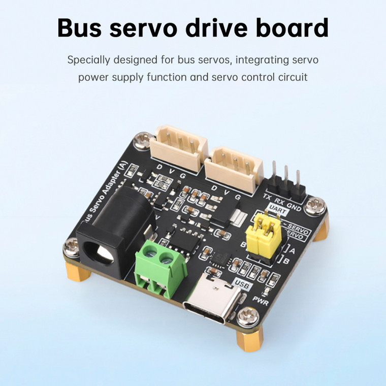 Raspberry Pi Serial Bus Servo Driver Board Module USB/UART Communication ESP32