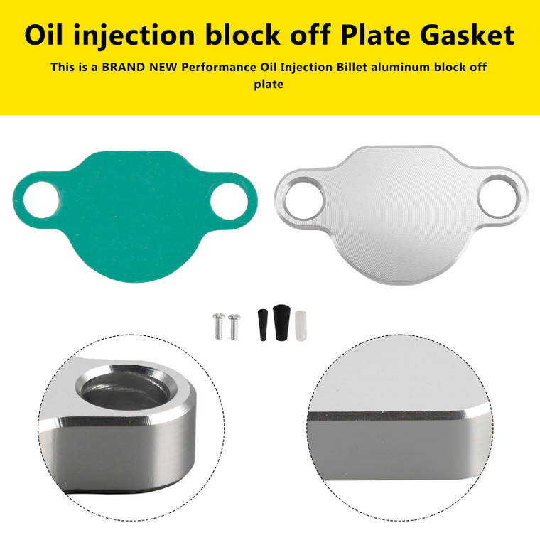 1988-2006 Yamaha Banshee 350 Blaster YFS200 Oil injection block off Plate Gasket Generic