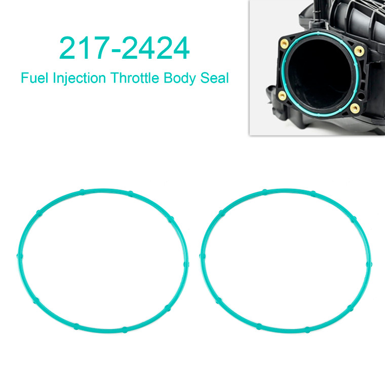 2PCS 217-2424 Fuel Injection Throttle Body Seal Gasket for GM Truck & TBSS