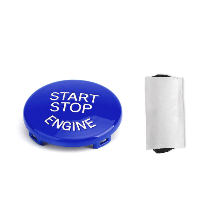Start Stop Engine Button Switch Cover For BMW E Chassis E90 E91 X5 E70 E60 Blue
