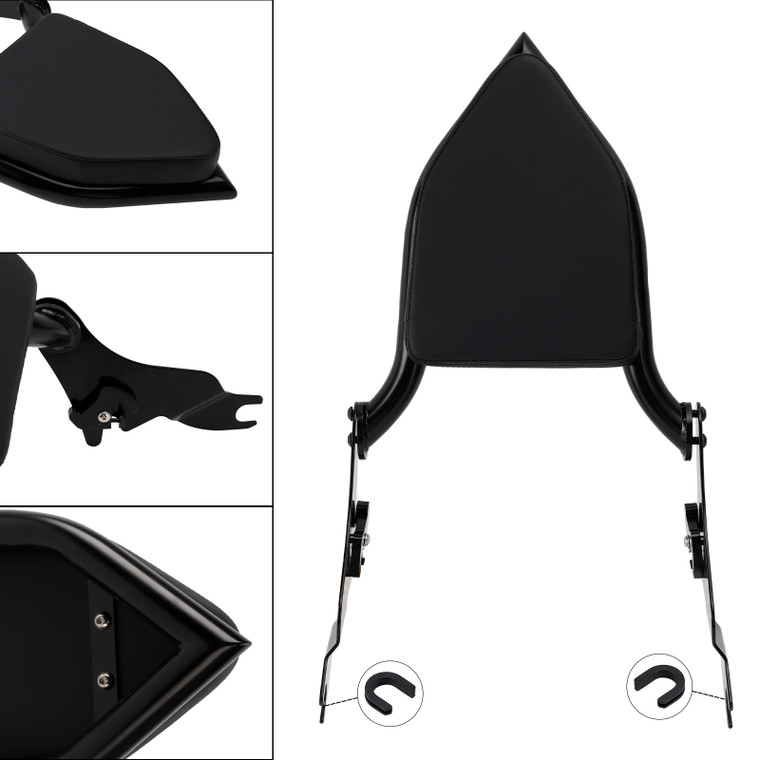 2009-2022 ROAD KING Passenger Sissy Bar Backrest Black Generic