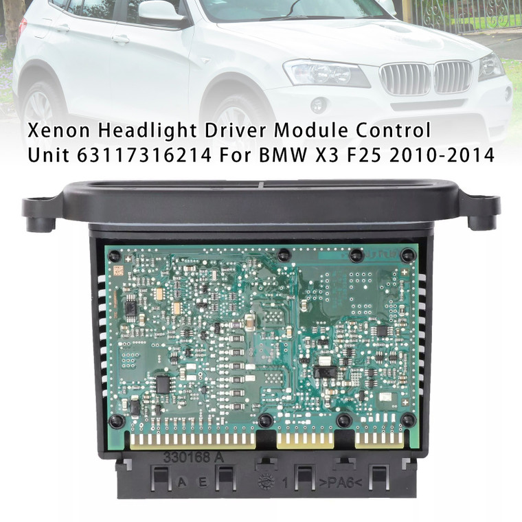 2010-2014 BMW X3 F25 Xenon Headlight Driver Module Control Unit 63117316214 Generic
