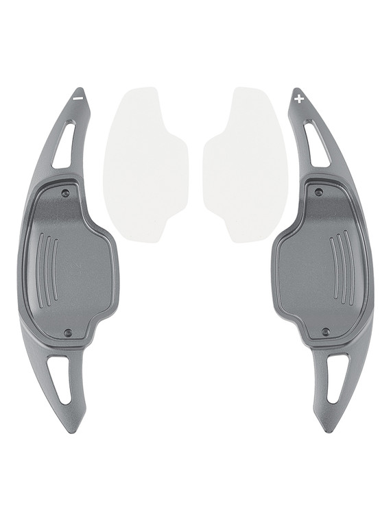 2012-2015 Holden VF Steering Wheel Paddle Shifter Extensions Aluminium Grey Generic