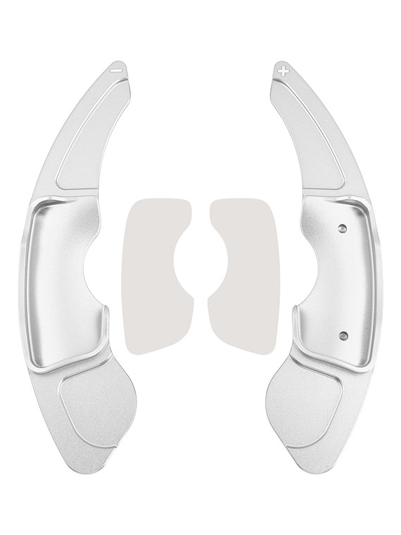 2013-up Lexus IS RC RCF NX Steering Wheel Paddle Shifter Extensions Aluminium Silver Generic