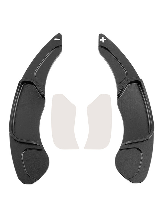 2013-2020 Lincoln MKC MKX MKS MKZ Steering Wheel Paddle Shifter Extensions Aluminium Black Generic