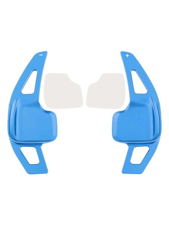 2012-2020 BMW 1-7 Series Steering Wheel Paddle Shifter Extensions Aluminium Blue Generic