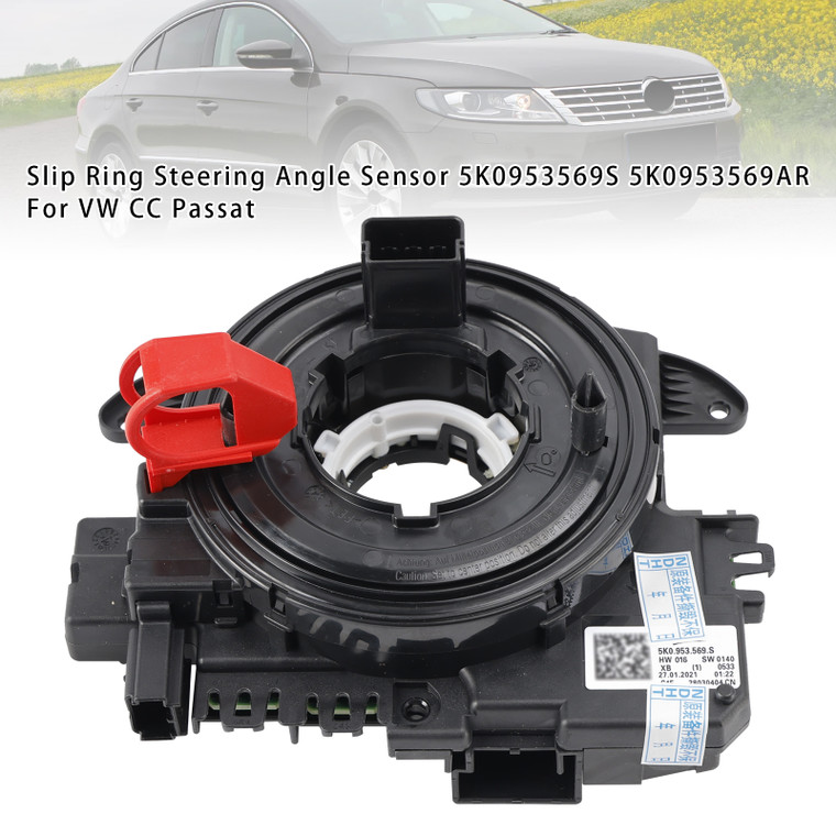 2009-2017 VW CC Passat 3C CC Slip Ring Steering Angle Sensor 5K0953569S 5K0953569AR Generic