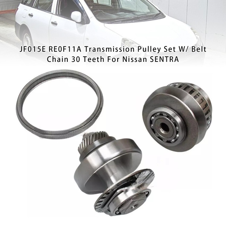 2010-2015 Nissan SENTRA SUNNY SYLPHY Transmission Pulley Set W/ Belt Chain 30 Teeth JF015E RE0F11A Generic