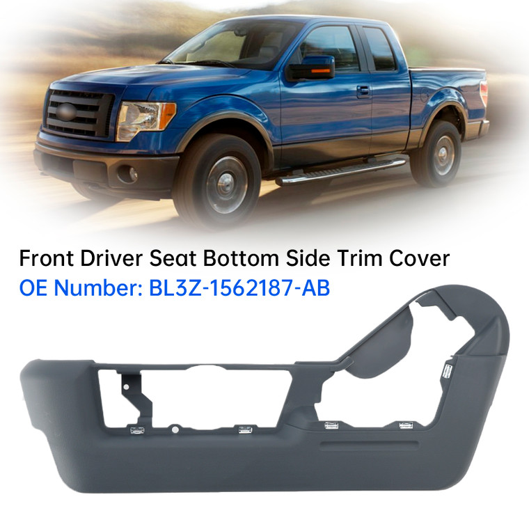 2011-2014 Ford F150 Front Driver Seat Bottom Side Trim Cover BL3Z-1562187-AB Generic