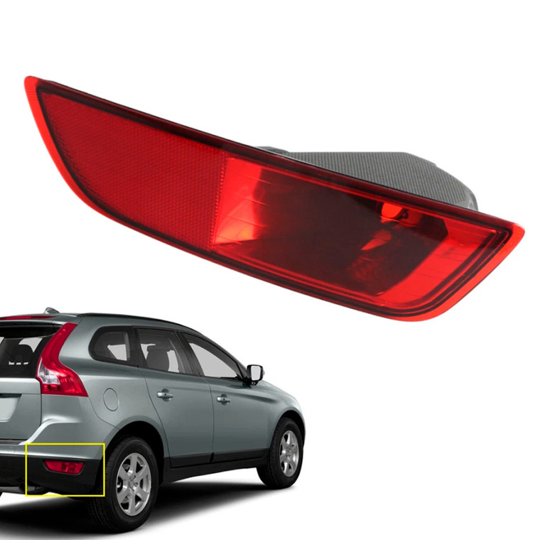 2008-2013 Volvo XC60 Right Rear Bumper Fog Light Lamp Reflector 30763322 Generic