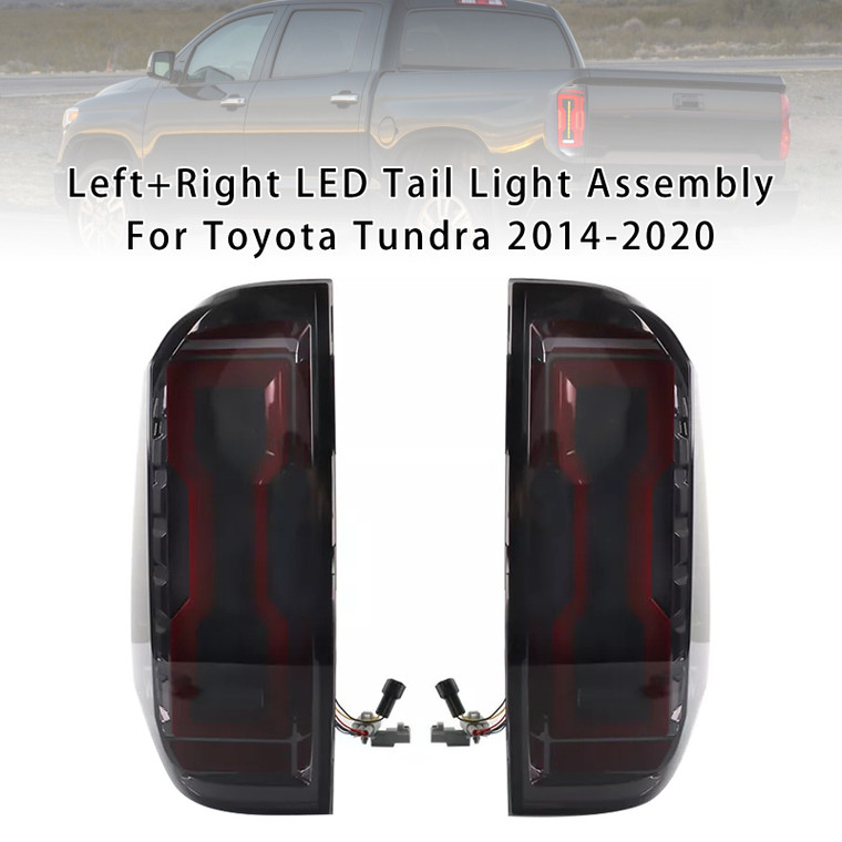 2014-2019 Toyota Tundra V8 4.6L 1Pair LED Tail Light Assembly 815600C101 Generic