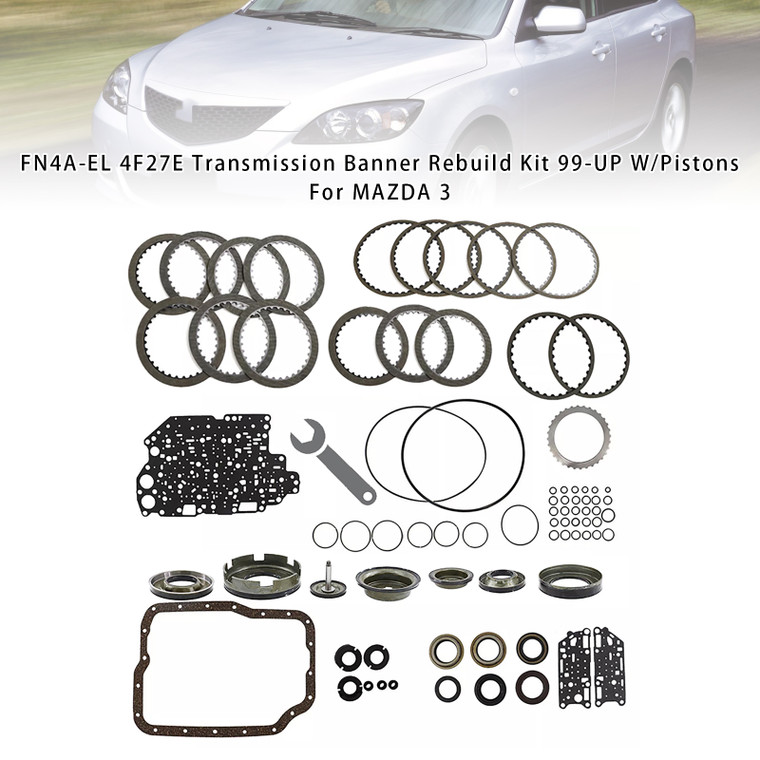 2001-2017 MAZDA 8 / MPV Transmission Banner Rebuild Kit FN4A-EL 4F27E 3.5mm thick Generic