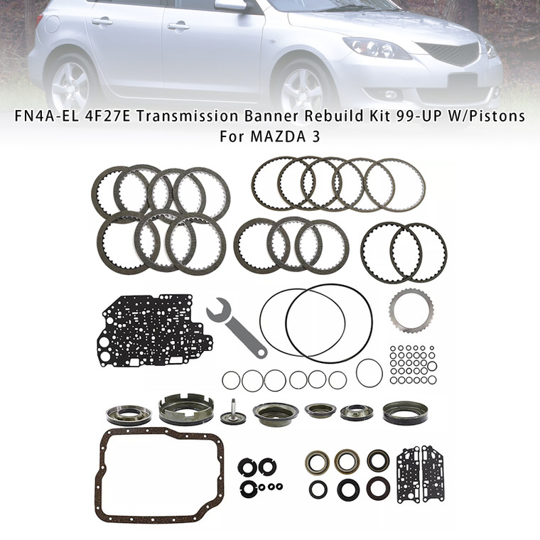 2000-UP FORD FOCUS ZX5 Transmission Banner Rebuild Kit FN4A-EL 4F27E 1.6mm thick Generic