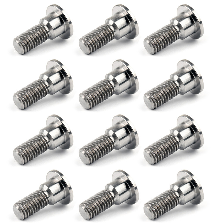 12PCs M8 x 22mm Ti Brake Rotor Bolt Suzuki GSXR Bandit, Titanium