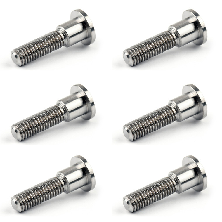 6PCs M8 x 33mm Bolt For Suzuki GSXR Disc Brake Rotor Bolt, Titanium