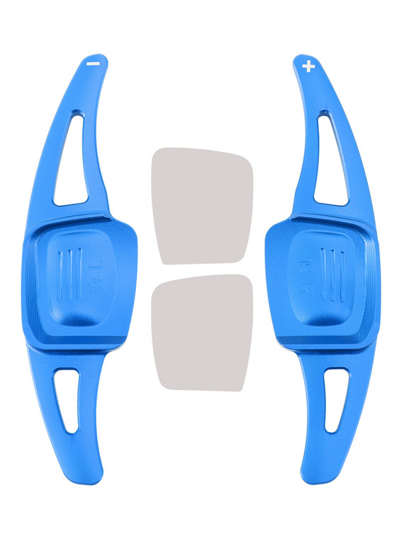 2017-2021 Volkswagen Tiguan Steering Wheel Paddle Shifter Extension Aluminium Blue Generic