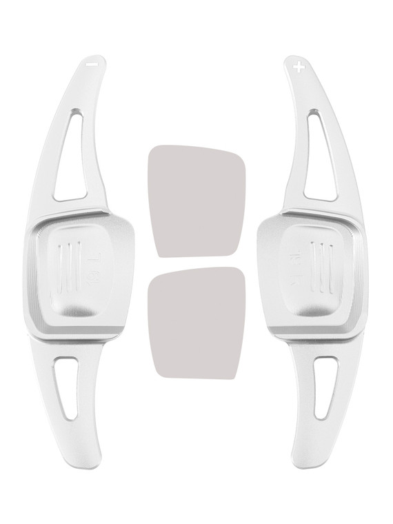 2020-2021 Volkswagen Tayron X Steering Wheel Paddle Shifter Extension Aluminium Silver Generic
