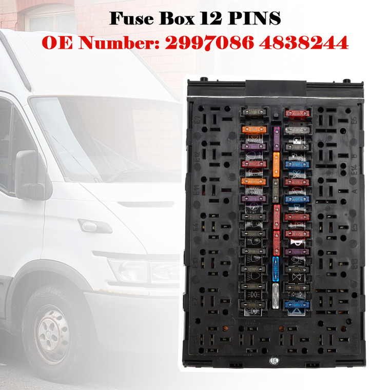 1989-2006 Iveco Daily II III Autobus Autocar Fuse Box 2997086 4838244 Generic