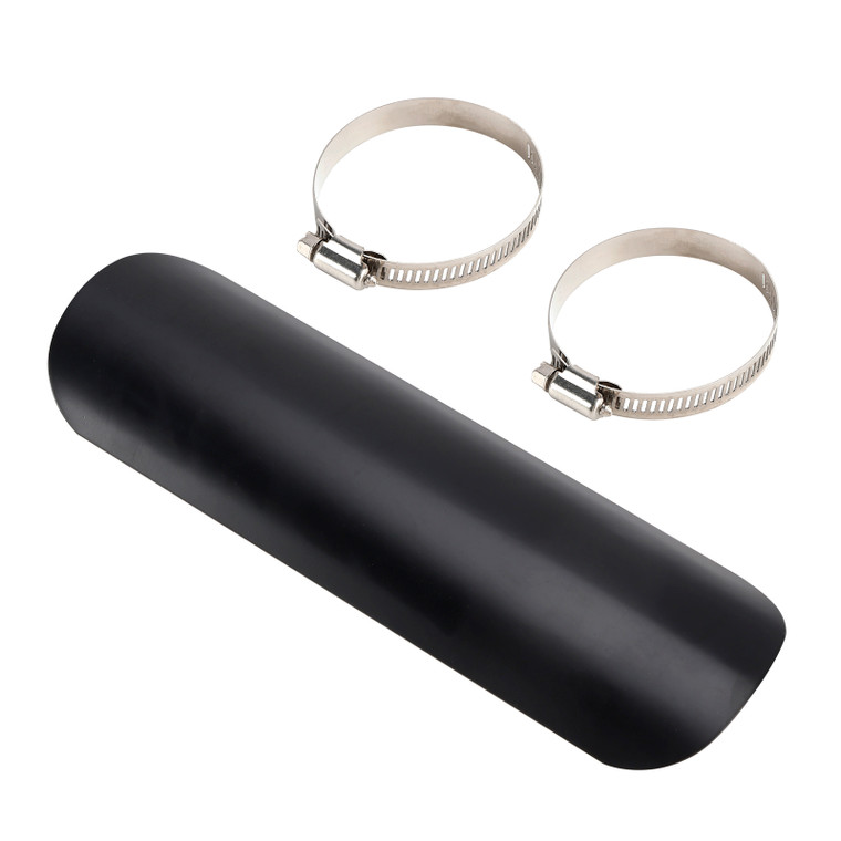 Exhaust Mount Holder Decorative Cover Fit Blacka For Motorcycle Scooter Cub