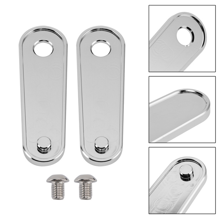 1993-2023 Electra Glides Road Glides Rear Floorboard Foot Peg Frame Plates Chrome Generic