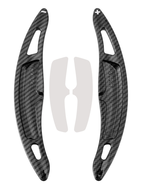 2016-2023 Porsche 718 Wheel Paddle Shifter Extension Carbon Fiber Black Look Generic