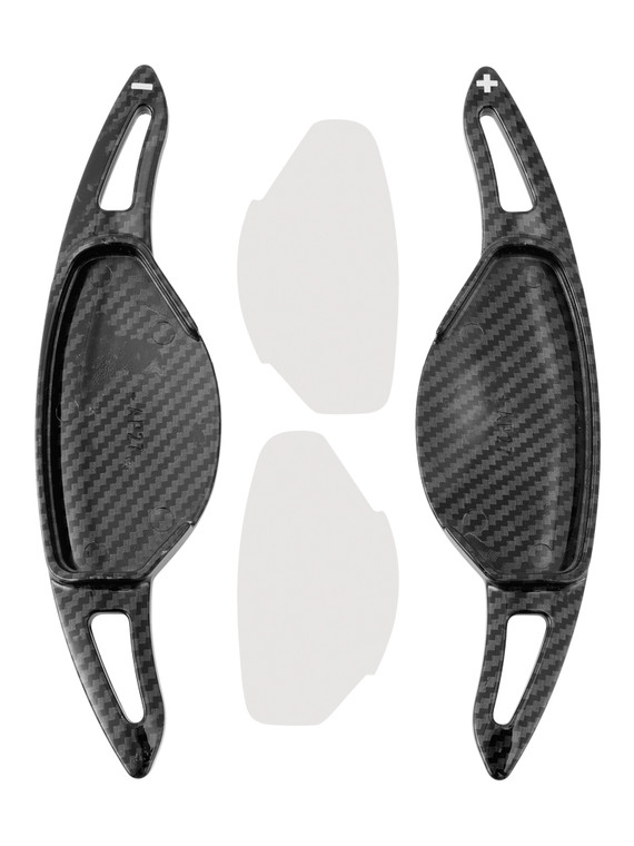 2018-2024 Infiniti QX50 Steering Wheel Paddle Shifter Extension Carbon Fiber Black Look Generic