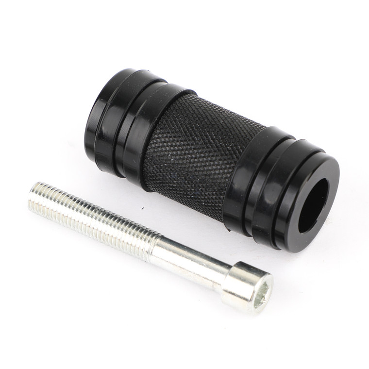 Edge Cut Shifter Peg Harley Davidson Dyna Sportster Softail Touring, Black Generic