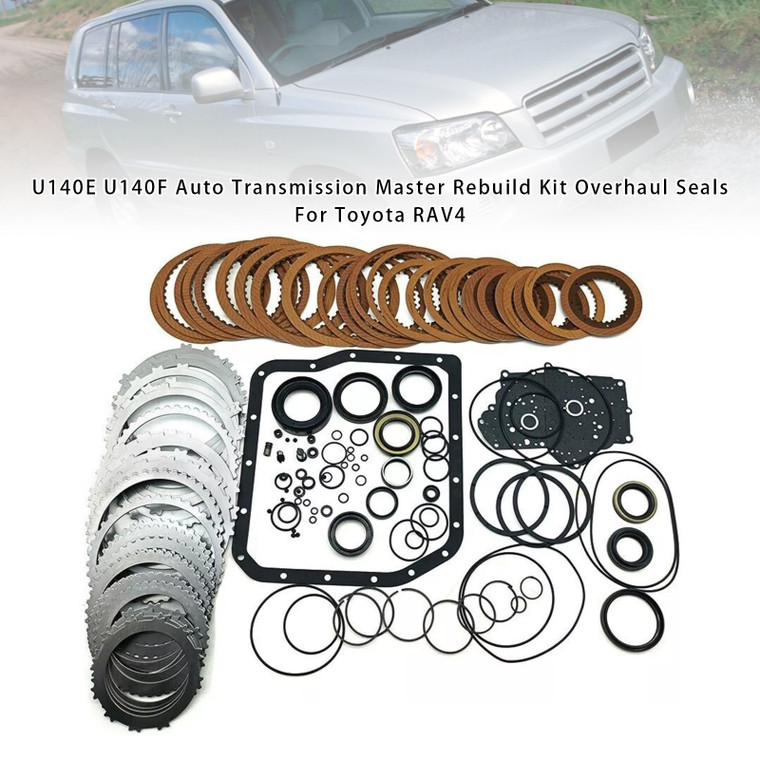 2000-2002 TOYOTA WINDOM 2.5L 3.0L Auto Transmission Master Rebuild Kit Overhaul Seals U140E U140F Generic