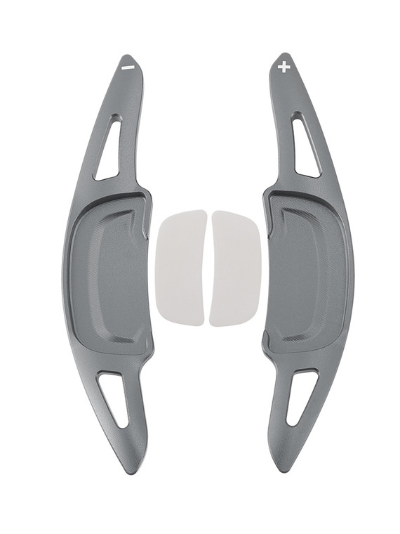 2019-2024 Mazda CX-30 Carbon Look Steering Wheel Paddle Shifter Extension Aluminium Grey Generic