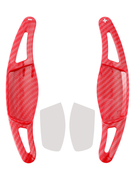 2015-2019 Suzuki Alivio Steering Wheel Paddle Shifter Extension Carbon Fiber Red Look Generic