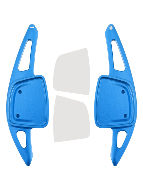 2023-2024 Audi Q6 Steering Wheel Paddle Shifter Extension Aluminium Blue Generic