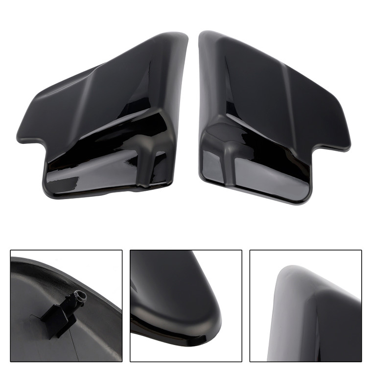 1997-2007 Road King FLHR Side Battery Cover Black Generic