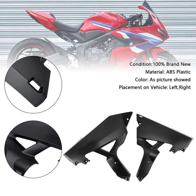 2024-2025 Honda CBR650R Hand Side Belly Frame Panel Fairing Cowl Black Generic