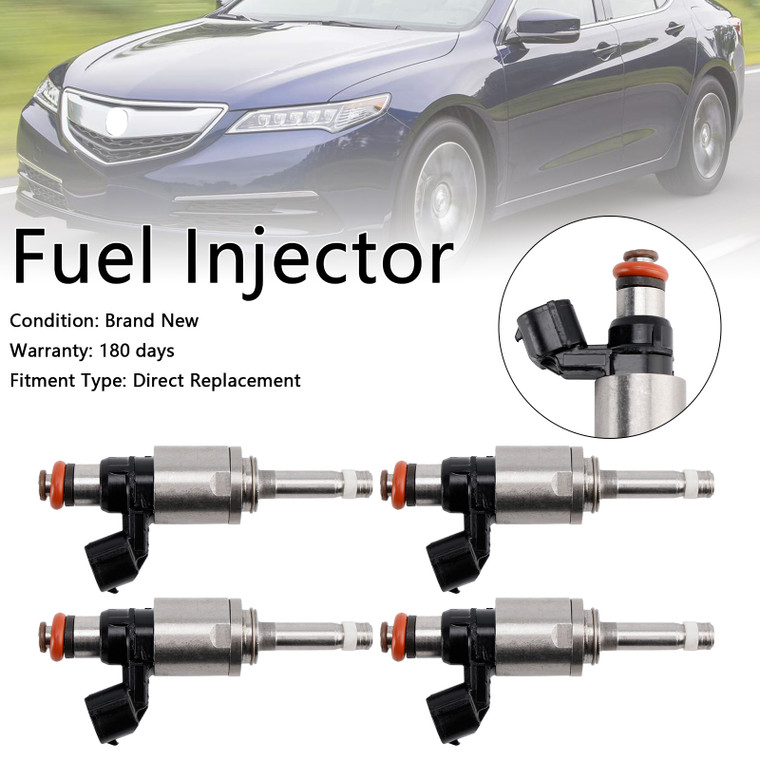 2013-2017 HONDA ACCORD 2.4L 4X Fuel Injector 16450-5LA-A01 Generic