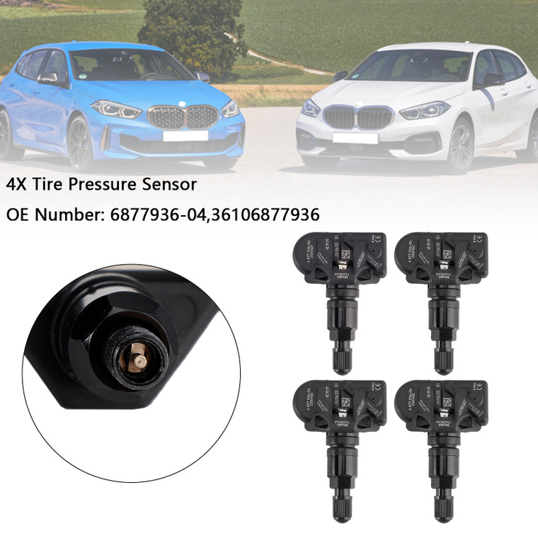 BMW X1 X3 X4 X5 X6 X7 4*Tire Pressure Sensor 6877936 Generic