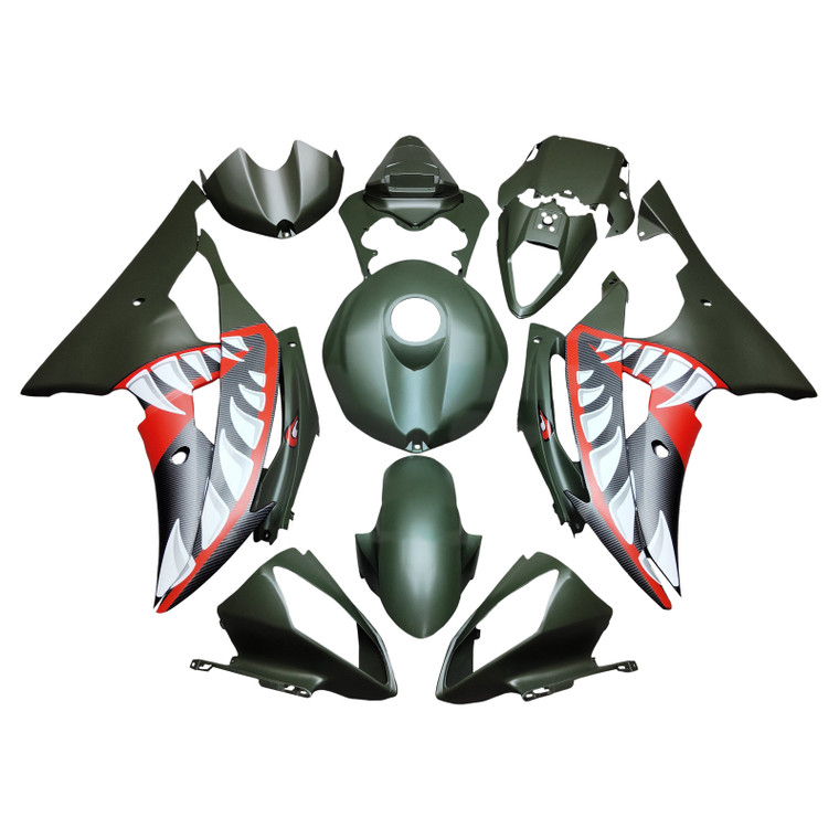 Yamaha YZFR6 YZF-R6 2008-2016 Fairing Kit Bodywork Plastic ABS Generic#250