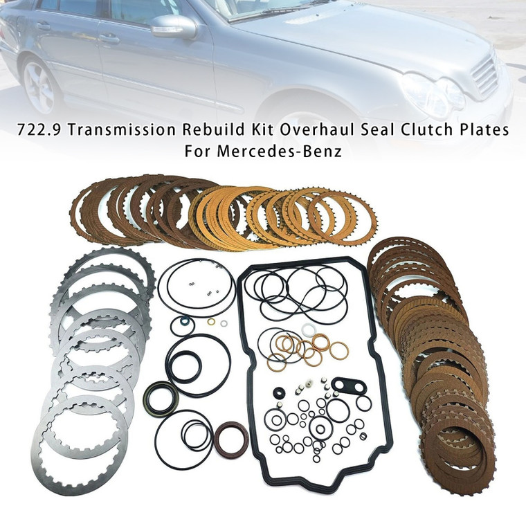 2005-2010 Mercedes-Benz C-Class CL E-Class G/GL 722.9 Transmission Rebuild Kit Overhaul Seal Clutch Plates Generic