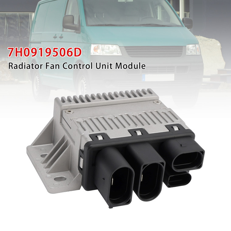 2007-2010 Campmobil T5 Radiator Fan Control Unit Module 7H0919506D Generic