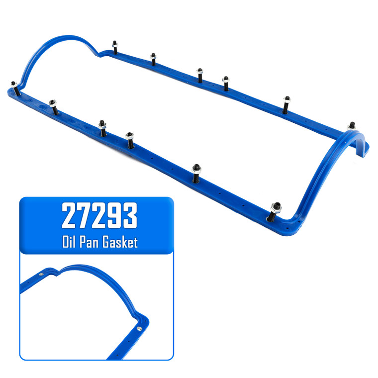 1994-2003 Ford Powerstroke 7.3L Rubber W/ Steel Core Oil Pan Gasket 27293 Generic