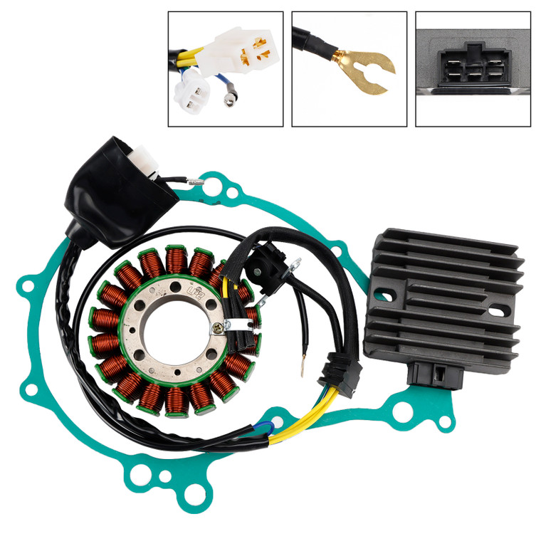 2004-2014 Yamaha XT 660 R/X Magneto Coil Stator+Voltage Regulator+Gasket Assy Generic