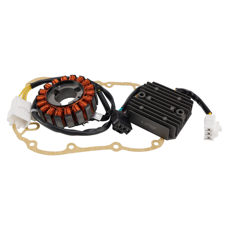 2005-2012 Honda SH125 Magneto Coil Stator+Voltage Regulator+Gasket Assy Generic