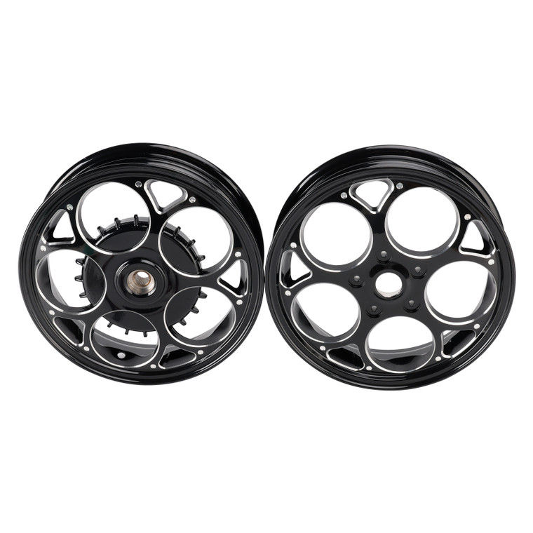 2013-2020 Vespa Primavera Sprint 3V 4V Front and Rear Wheel Rim Aluminum Black Generic