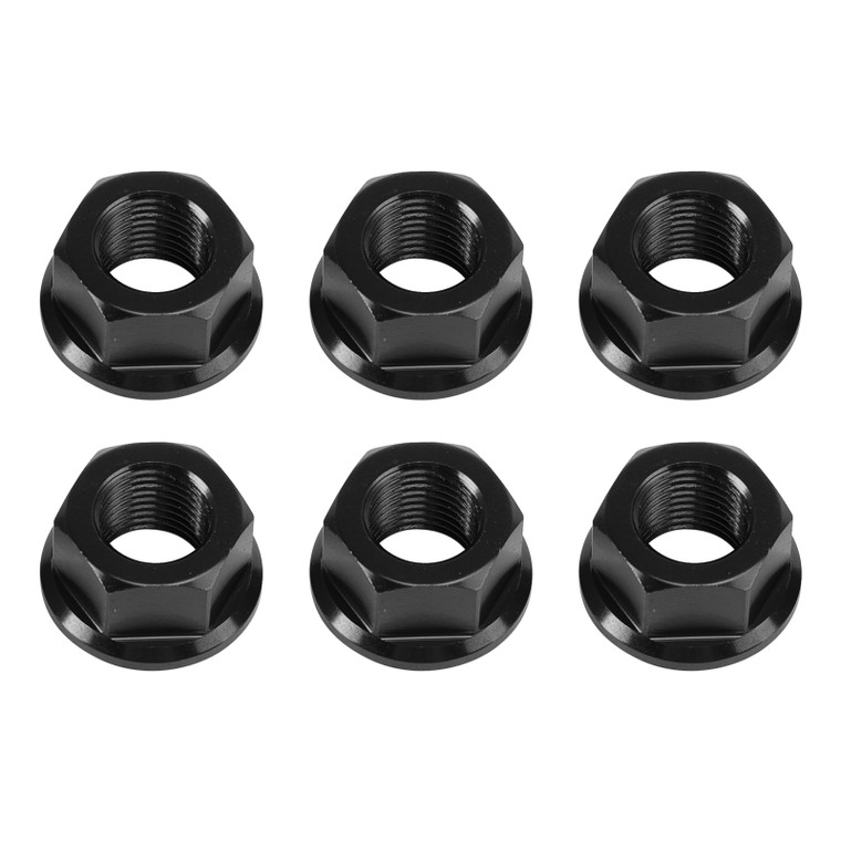 2018-2024 Ducati Panigale V2 V4 Rear Sprocket Carrrier Flange Nuts Set M10x1.0 Black Generic