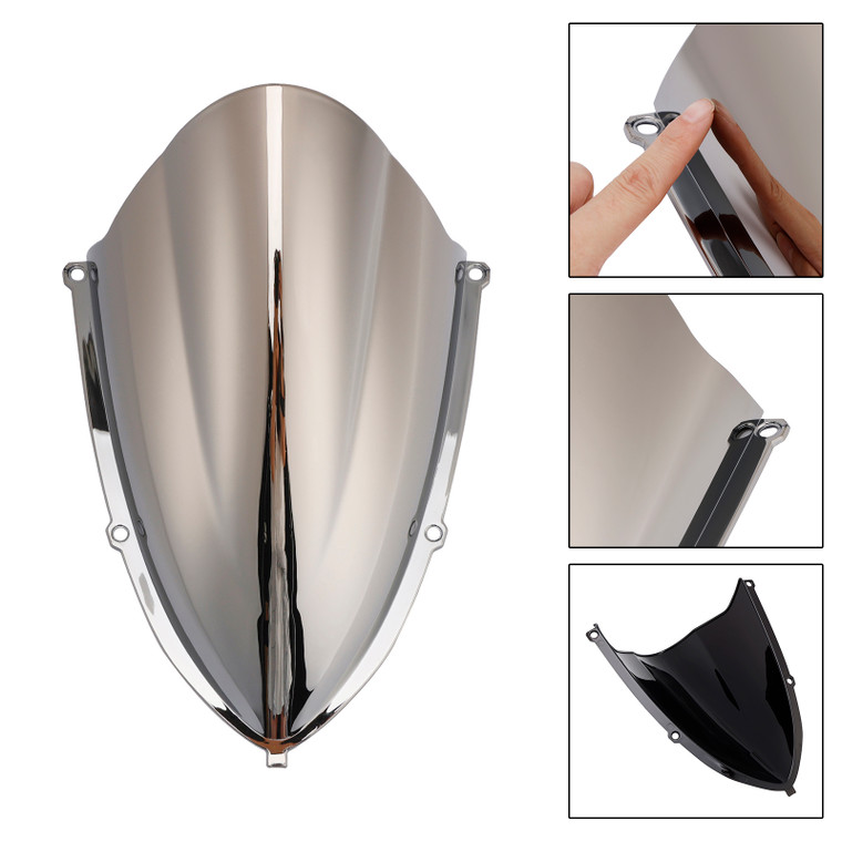 2024-2025 Aprilia RS457 Windshield WindScreen Chrome Generic