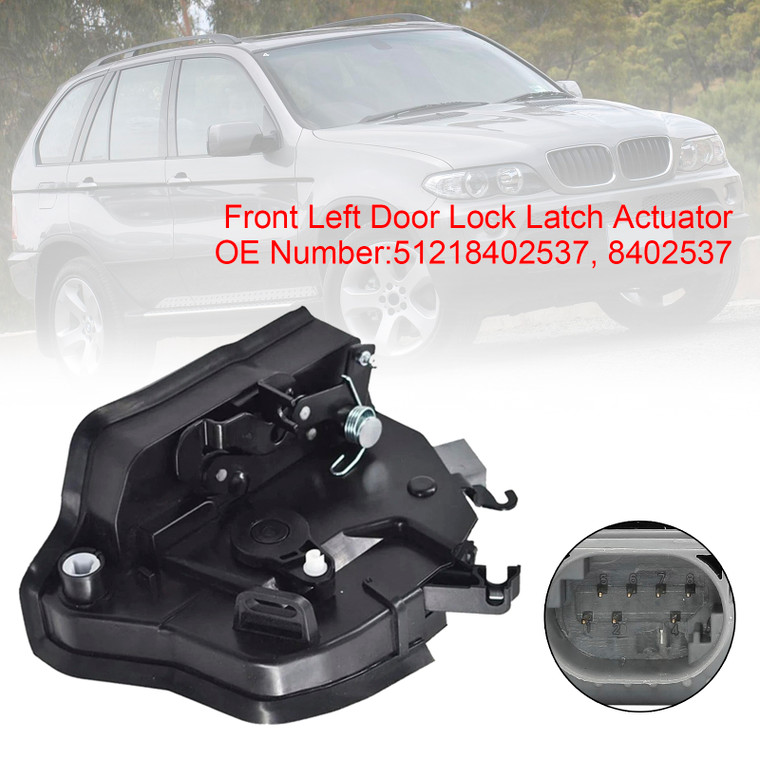 2000-2006 BMW X5 E53 Front Left Door Lock Latch Catch Actuator 51218402537 Generic