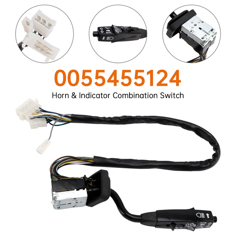 1973-1996 Mercedes-Benz Ng Sk Horn & Indicator Combination Switch 0055455124 Generic