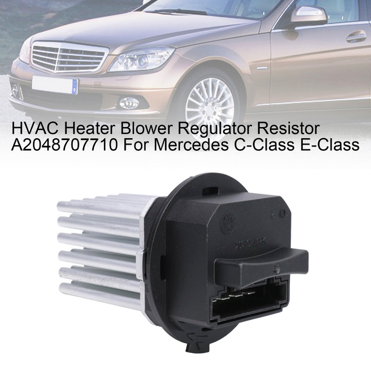 2009- Mercedes E-Class W212 S212 HVAC Heater Blower Regulator Resistor A2048707710 Generic