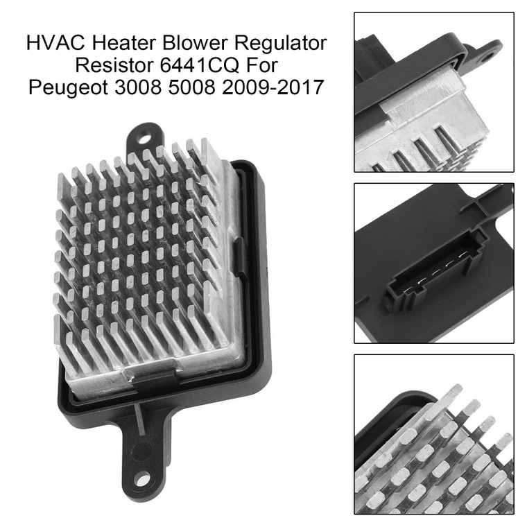 2009-2017 Peugeot 5008 0E_0U HVAC Heater Blower Regulator Resistor 6441CQ Generic