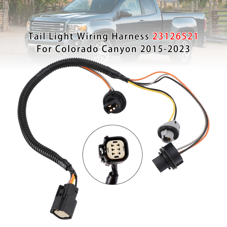 2015-2023 Colorado Canyon Tail Light Wiring Harness 23126521 Generic