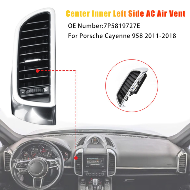 2011-2018 Porsche Cayenne 958 Center Inner Left Side Air Vent 7P5819727E Generic
